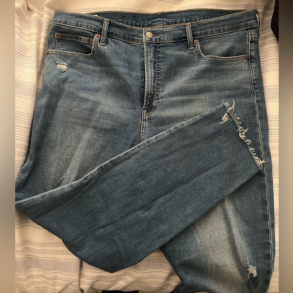 Gap Cigarette High Rise Jean Size 34 / 18